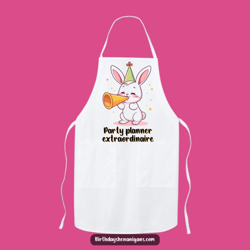 Funny Bunny Party Horn Apron: Kitchen Fun For Bakers, Perfect Hilarious Gift!