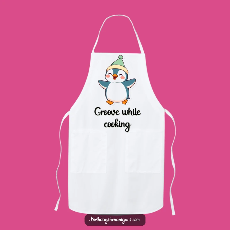 Funny Kawaii Penguin Apron: Dance Through Dinner with This Hilarious Wear!
