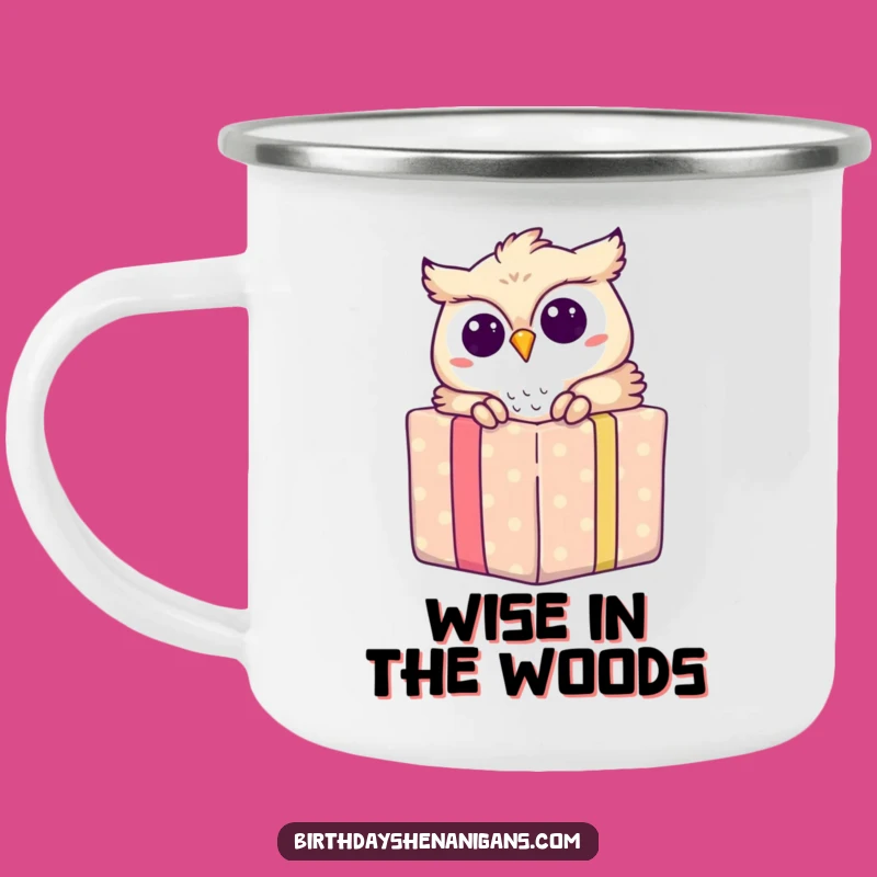 Funny Owl Surprise Camping Mug: Adventure With Gift Joy