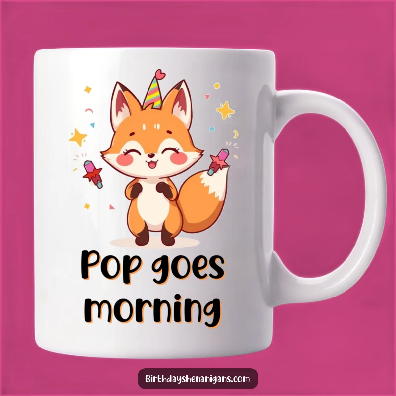 Funny Fox Juggling Mug: Hilarious Party Starter for Your Morning!