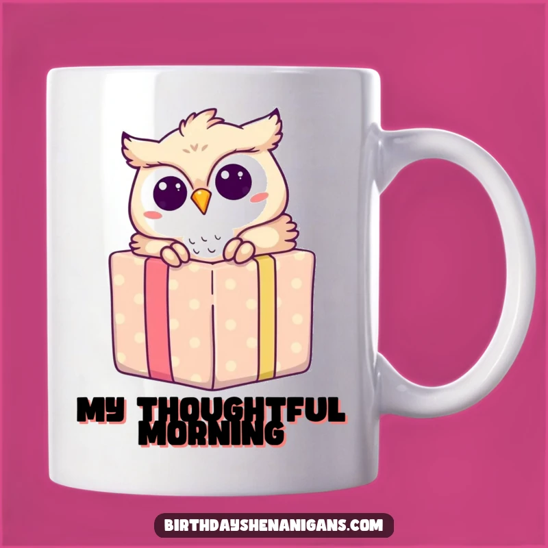 Funny Owl Surprise Mug: A Delightful Peek From A Gift