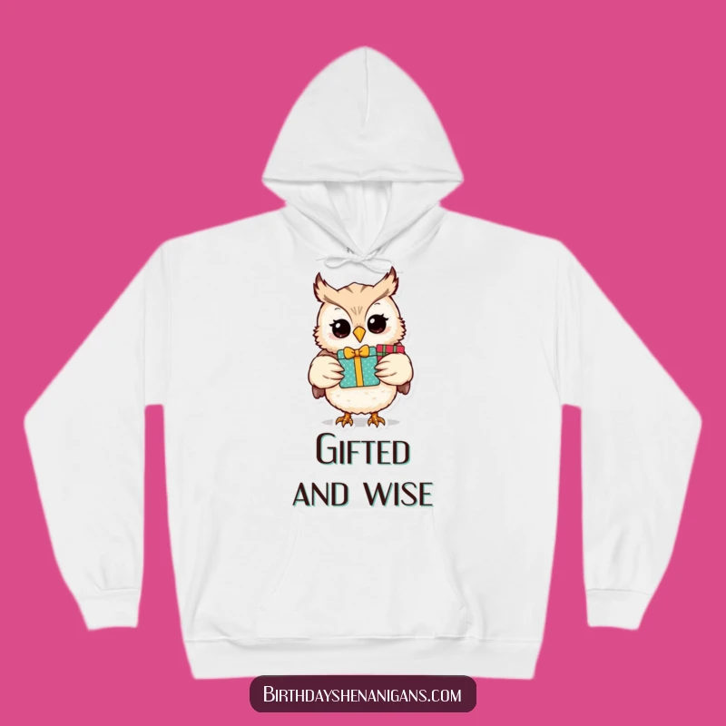Cozy Funny Owl Presents Hoodie: Warm, Comfy, and Hilariously Generous Gift