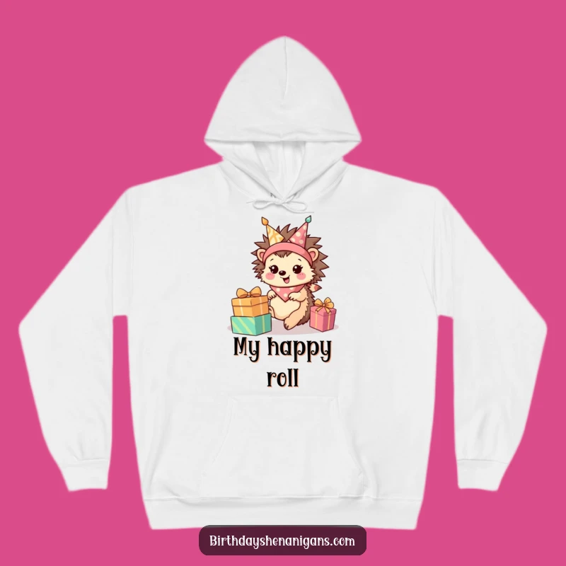 Funny Hedgehog Hoodie: Cozy Present Rider Sweatshirt, Warm & Joyful Gift!