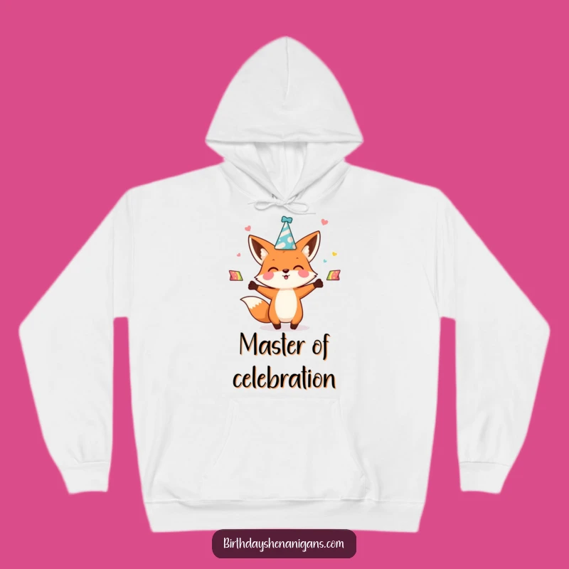 Funny Kawaii Fox Hoodie: Cozy Juggling Character for a Warm Gift