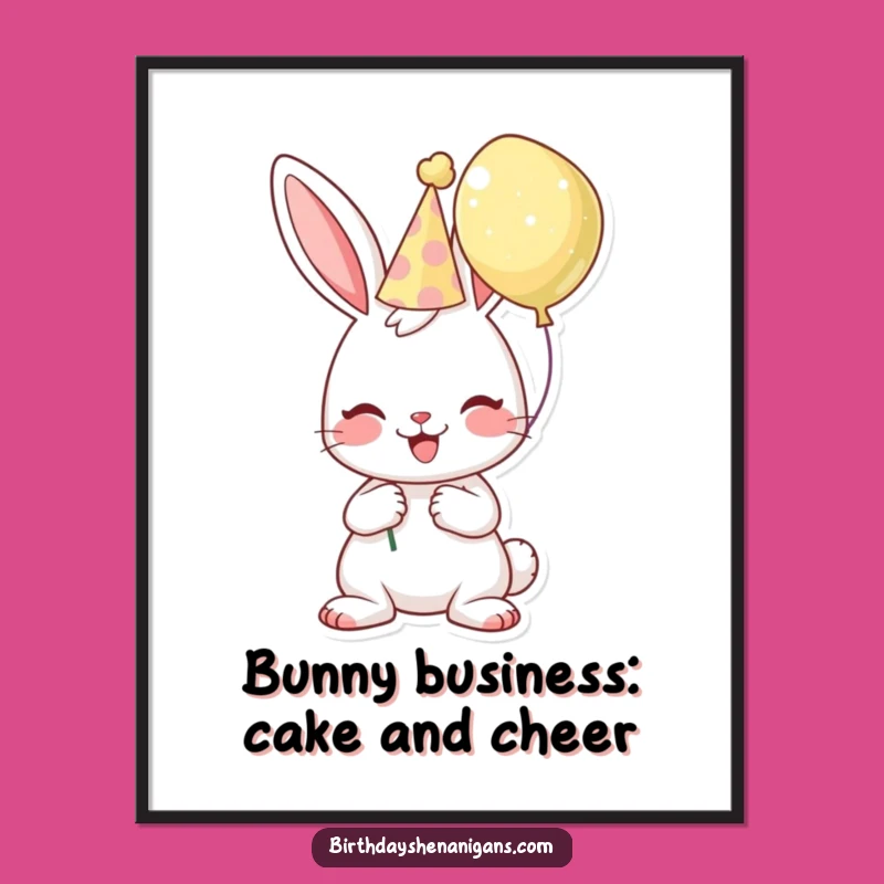 Free Printable Bunny Art: Funny Downloadable Wall Decor for a Cheerful Home Gift