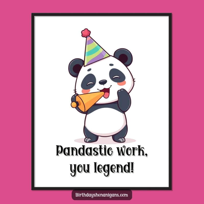 Free Printable Panda Wall Art: Hilarious Party Animal for Funny Downloadable Decor