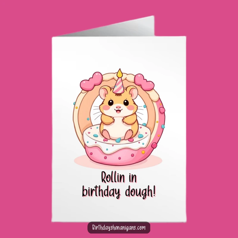 Free Printable Hamster Birthday Card - Funny Downloadable for a Hilarious Celebration!