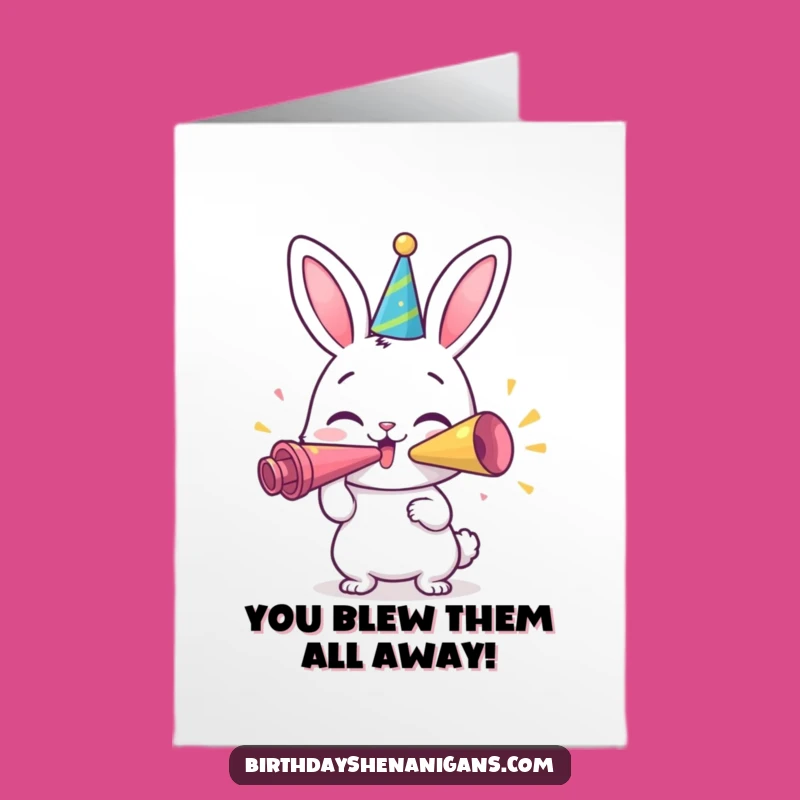 Free Printable Funny Bunny Congrats Card - Celebrate Downloadable Gift