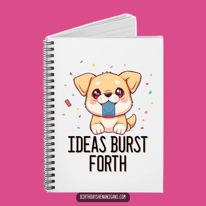 Funny Kawaii Dog Party Notebook: Hilarious Gift for Dog Lovers' Notes