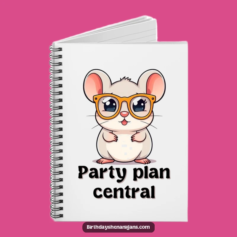 Funny Mouse Party Notebook: Plan Your Fun with Humor, Ideal Gift