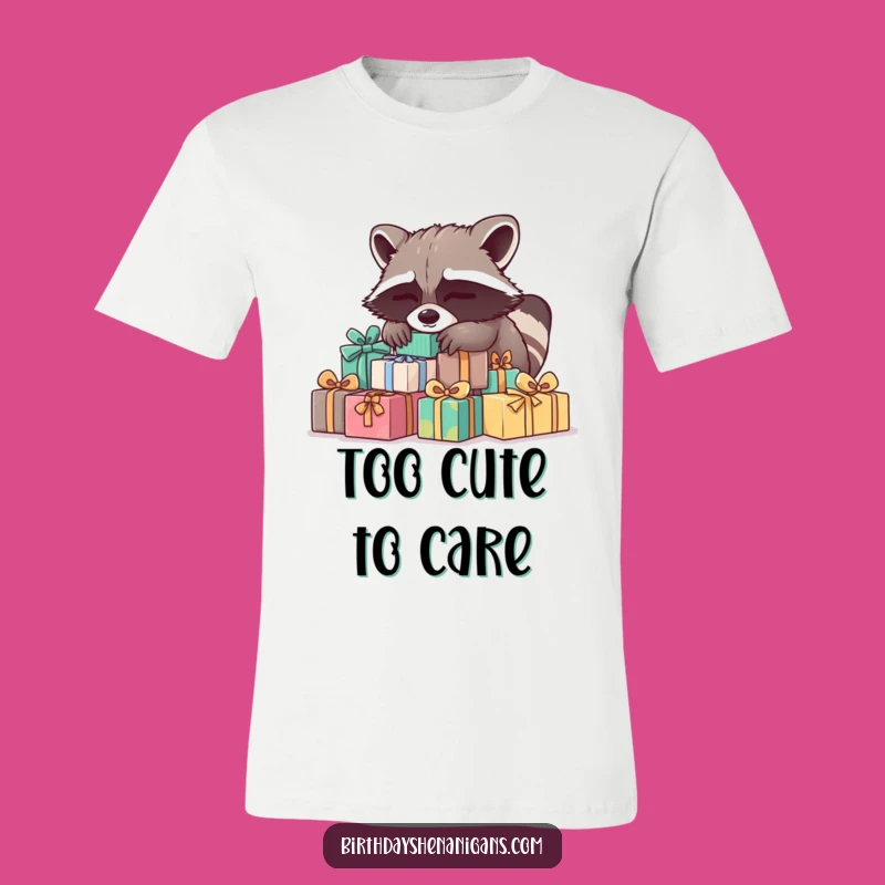 Funny Sleepy Raccoon Present T-Shirt: Wear Your Love for Naps