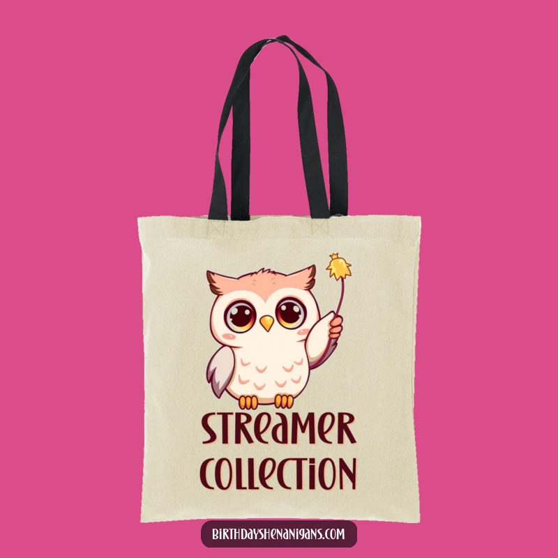 Carry the Celebration: Funny Kawaii Owl Tote Bag