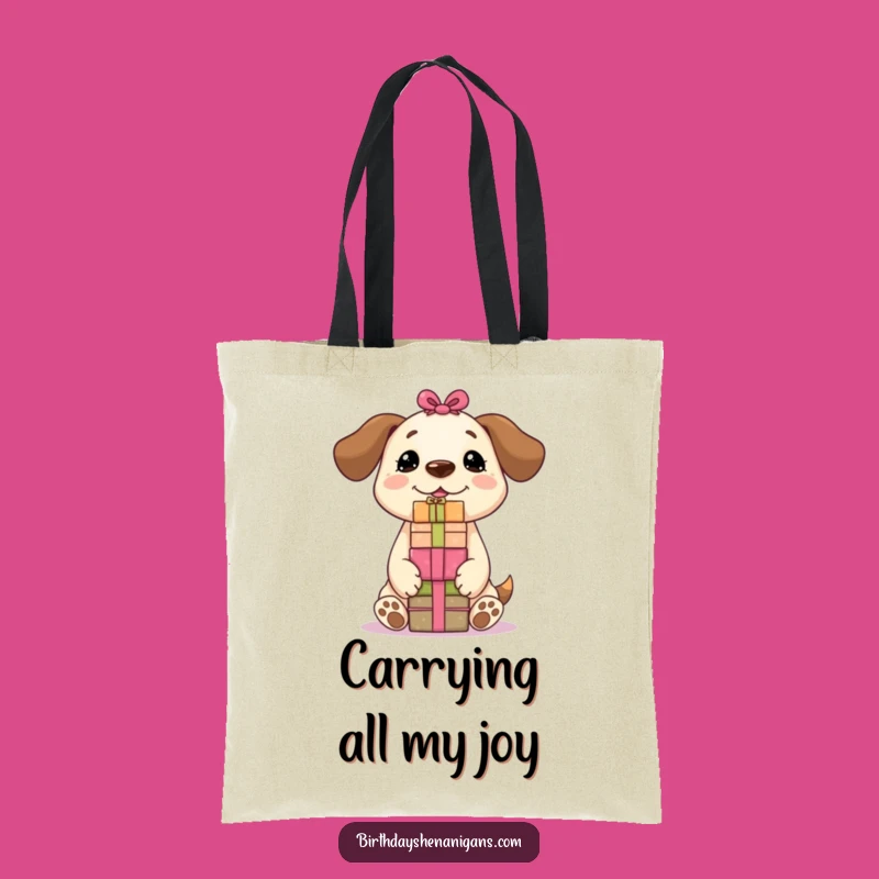 Funny Kawaii Dog Fashion Tote - Perfect Playful Shopping Bag