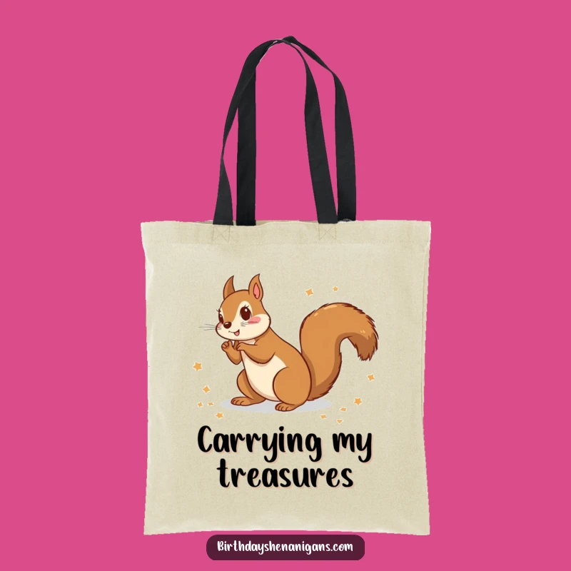Funny Squirrel Gift Scatter Tote Bag: Carry Holiday Fun
