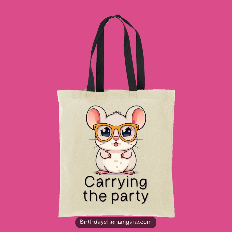 Funny Mouse Party Tote Bag: Carry Your Fun, Perfect Gift Idea